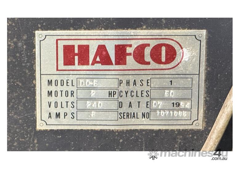 HAFCO DC-8 DUST EXTRACTOR