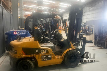   CAT 3.5T LPG Forklift GP35NTH (Melbourne VIC)