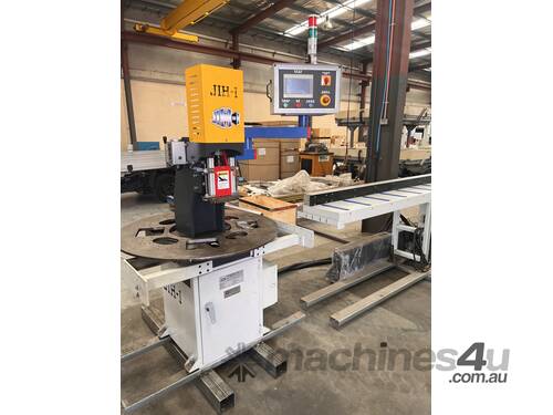 JIH Rotary Hydraulic Press with 6m NC length stop