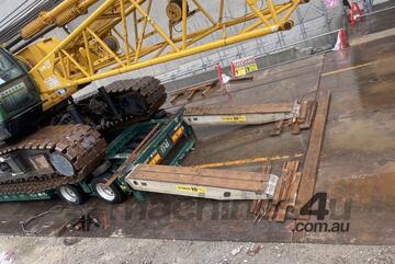 3m - 39Tonne Heavy Duty Steel Track,Rubber Pads on steel,Rubber Track & Rubber Tyre Machinery Loadin