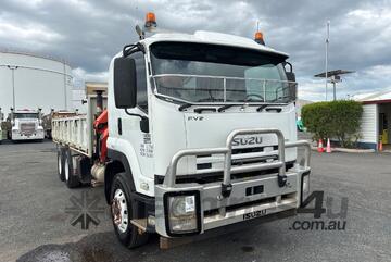 2015 Isuzu FVZ 1400 Tipper Crane Truck (Day Cab)