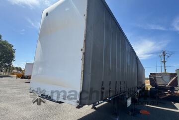 Trailer Curtain A+B Set Drop Deck Barker 2005 Mez Floors Air bag 1TEX188/199 SN1828/1829