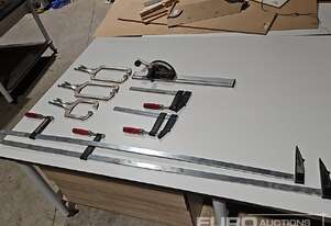 Clamps (4 of), Vice Clamps (3 of), Angle Measuring Tool