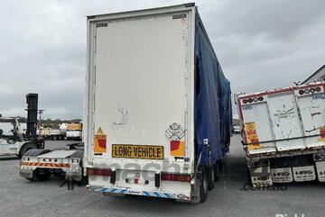 2021 Vawdrey VB-S3 Tri Axle Drop Deck Curtainsider B Trailer