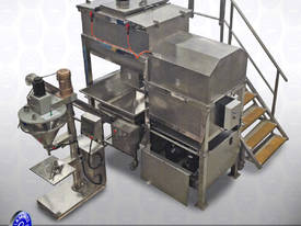 Mixing-Packing line: Ribbon Blender with Conveyor  - picture1' - Click to enlarge