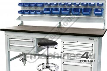 Industrial Work Bench Package Deal IWB-40P5 1800 x 750 x 1725mm 1000kg Table Top Load Capacity