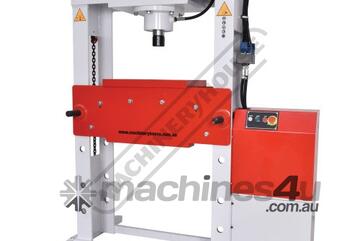 HP-63T Industrial Motorised Hydraulic Press - 63 Tonne Welded Steel Frame Construction Includes Heav