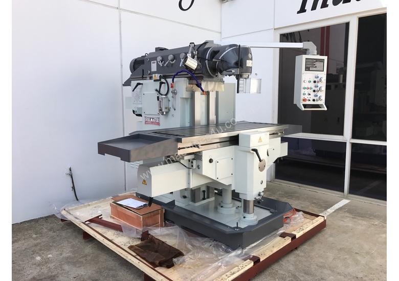 caption Heavy Duty Bed Type Milling Machine ISO 50 Spindle Servo Ballscrew Drive 1635mm x 460mm
