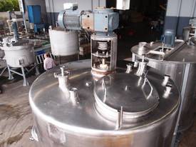 Stainless Steel Mixing Tank - Capacity 5,000 Lt. - picture1' - Click to enlarge