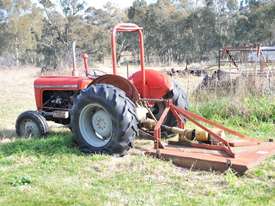 Massey Ferguson Tractor with slasher - picture0' - Click to enlarge