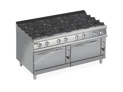Baron 7PCF/G1605 Eight Burner Gas Cook Top with Two Gas Ovens