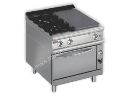 Baron 70TPMF/G801SX Split Module Gas Target Top with Gas Oven