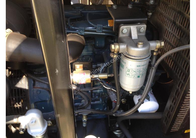 caption Silenced Diesel Generator - excellent condition 15 kVA 3-Phase (very low hrs)