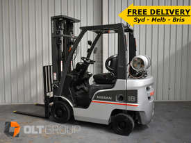Used Nissan P1F1A18DU Forklift 1.8 ton LPG forklift 5.5m Lift Height Sideshift FREE DELIVERY OFFER - picture0' - Click to enlarge