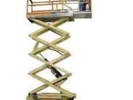 9.5m Electric Scissor Lifts available for Hire - picture1' - Click to enlarge