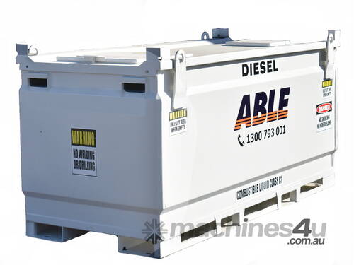 Able Fuel Cube Bunded 6,300 Litre (Safe Fill 5,950 Litre)