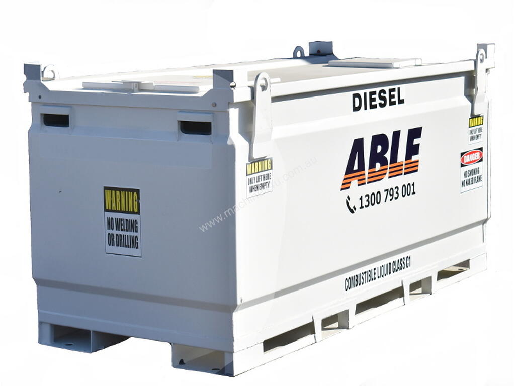 New able sales australia Able Fuel Cube Bunded 6300 Litre Safe Fill