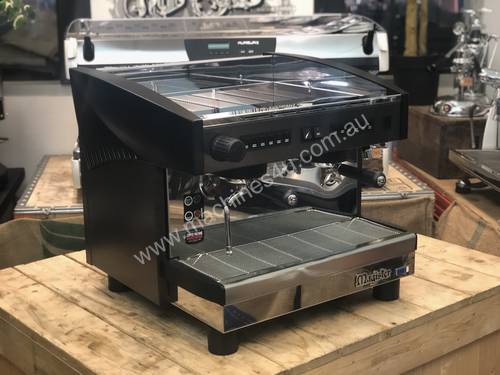 MAGISTER STILO ES70 2 GROUP COMPACT ESPRESSO COFFEE MACHINE BLACK CAFE FOOD VAN CART