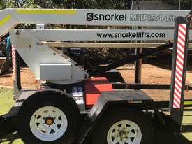 2013 SNORKEL MH15/44HD TRAILER MOUNTED 15 METER CHERRY PICKER 75 HOURS ONLY   - picture1' - Click to enlarge