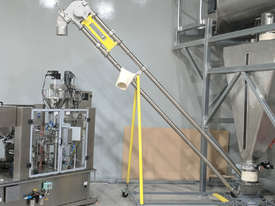 Floveyor food safe material elevator/auger. Mobile and Height Adjustable. Great Condition - picture1' - Click to enlarge