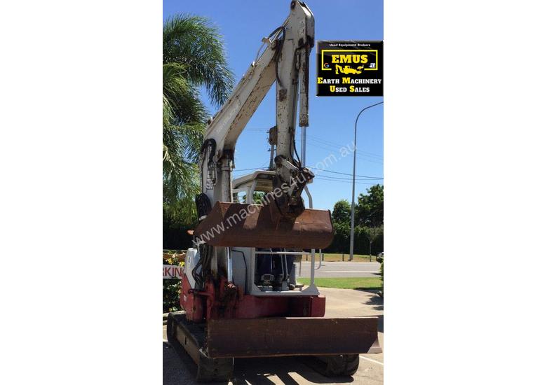 caption 2007 Takeuchi TB153FR, Off set boom, attachments. MS560
