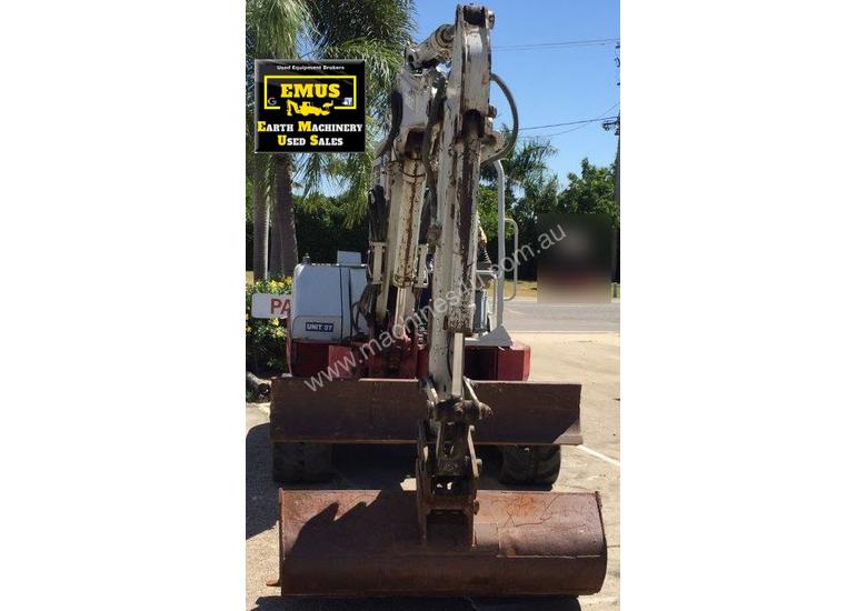 caption 2007 Takeuchi TB153FR, Off set boom, attachments. MS560