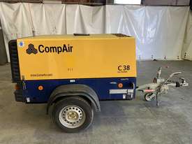 CompAir C38 DLT0408 130 CFM Diesel Air Compressor. Ex Council - picture0' - Click to enlarge