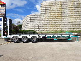 Interstate trailers ELITE Tri Axle Custom Tag Trailer Kobelco Blue ATTTAG - picture1' - Click to enlarge