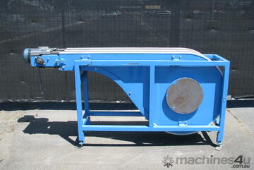 Two Belt Twin Lane Motorised Vacuum Conveyor - 1.9m long