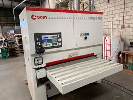 SCM  600RCS135 TWO HEAD WIDE BELT SANDER & HOLYTEK DUST EXTRACTOR - picture0' - Click to enlarge