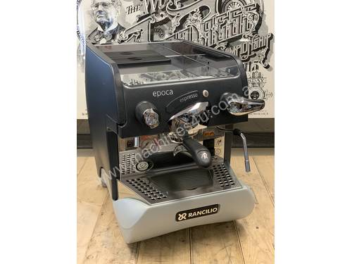 RANCILIO EPOCA 1 GROUP SEMI AUTOMATIC GREY ESPRESSO COFFEE MACHINE