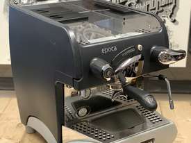 RANCILIO EPOCA 1 GROUP SEMI AUTOMATIC GREY ESPRESSO COFFEE MACHINE - picture0' - Click to enlarge