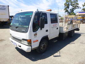 2005 Isuzu N3 NQR Crew Cab Flat Bed Beaver Tail Truck - picture0' - Click to enlarge