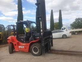 USED 7T DIESEL FORKLIFT WITH LOW 830 HOURS, 6M REACH, SHIFT AND POSITIONING - picture0' - Click to enlarge