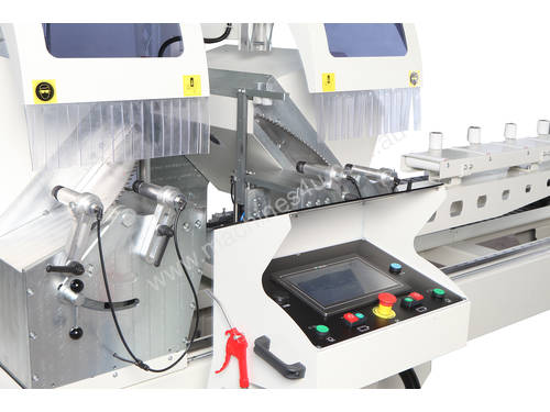 AS 420 Double Head Cutting Machine Ø 500 mm - Semi-automatic with 1 Axis Servo control