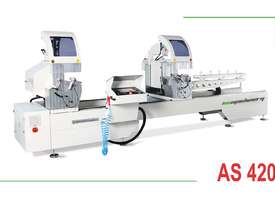 AS 420 Double Head Cutting Machine Ø 500 mm - Semi-automatic with 1 Axis Servo control - picture2' - Click to enlarge
