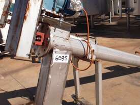 Tubular Screw Conveyor, 150mm Dia x 2150mm L x 900mm H - picture1' - Click to enlarge
