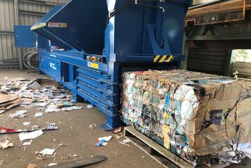 WastePac HX500-38T Semi-automatic Baler