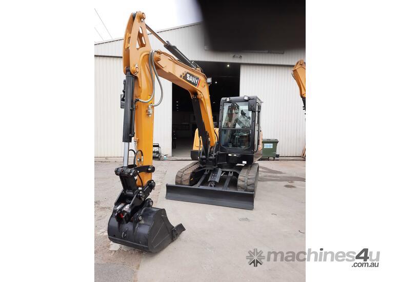 caption 6T SANY Excavator SY60C, Yanmar Engine, Reinforced Boom - SA Dealer Only