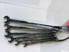 Combination Spanner Set 6 Piece Set Gearwrench Hand Wrench 10mm, 13mm, 15mm, 17mm, 18mm, 19mm - picture1' - Click to enlarge