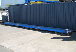 Motorised Variable Speed Modular Belt Conveyor - 9m long
