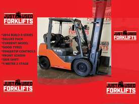 TOYOTA 8FG25 43151 2.5 TON 2500 KG CAPACITY LPG GAS FORKLIFT 5000 MM 2 STAGE DELUXE   - picture0' - Click to enlarge