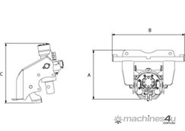 caption Digga Mini Auger Drive- To Suite Mini Machines, Mini Excavators, Small Skid Steer Loaders