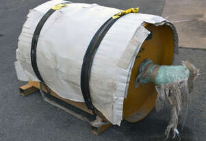 FOX Conveyor belt head tail pulley mining drum roller 800mm diameter - various face size - un/lagged