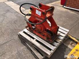 Pneuvibe Compactor Model: CP50, S/N:50328, Auxiliary Hydraulics, Excavator Attachment, Orange, Surfa - picture1' - Click to enlarge