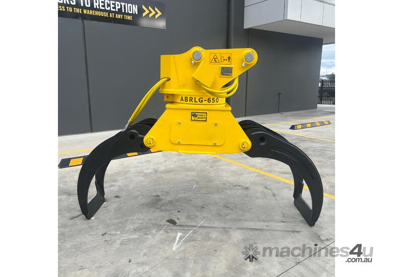 caption (BRAND NEW) Rotating Fixed Log Grapple 1.5T - 3.8T + FREE SERVICING KIT