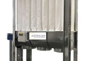 S75 Dust collector. Dust extractor. Shaker cleaning. 7.5kW. 7,500 m3/hr. Australian Made S75 Dust collector. Dust extractor. Shaker cleaning. 7.5kW. 7,500 m3/hr. Australian Made