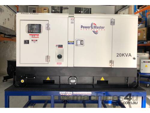 Generator: Power Master 20Kva IZUZU Diesel Powered