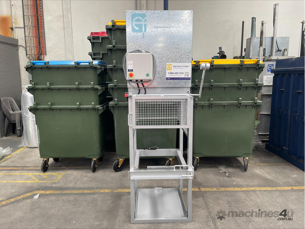 New Elephants Foot 240L STANDALONE BIN COMPACTOR Waste Compactors in