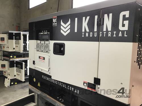 caption New Viking Industrial Halo 8kVA Kubota Generator with Reliable Performance - QLD